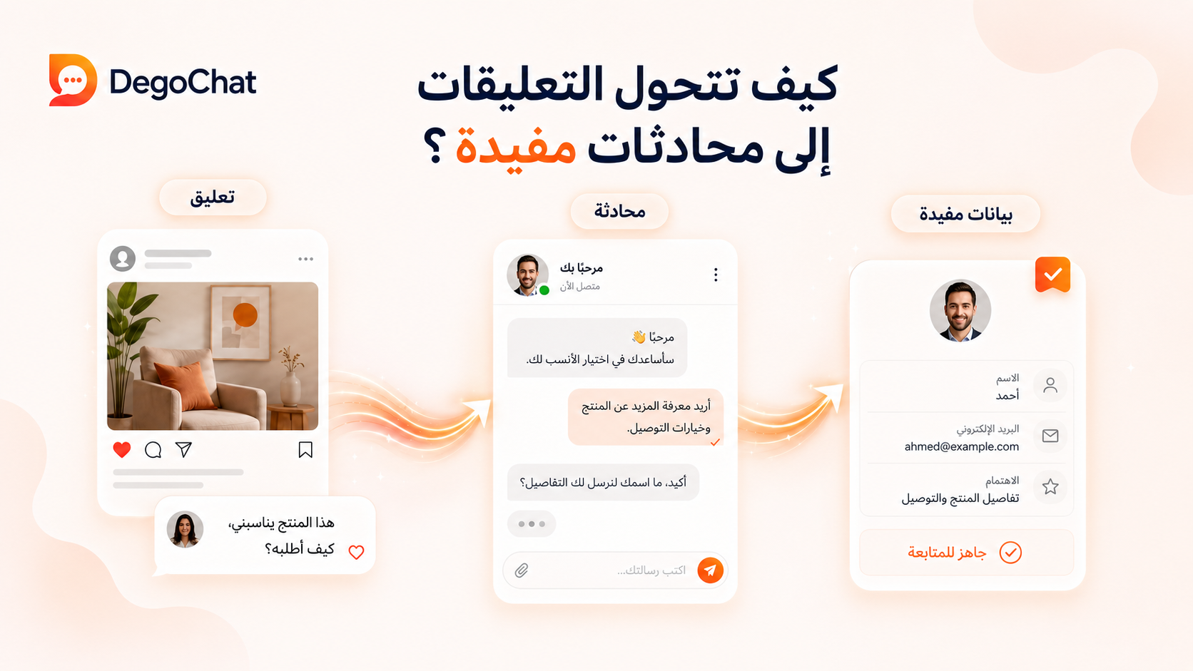 كيف تحوّل التعليقات إلى محادثات تجمع بيانات مفيدة؟